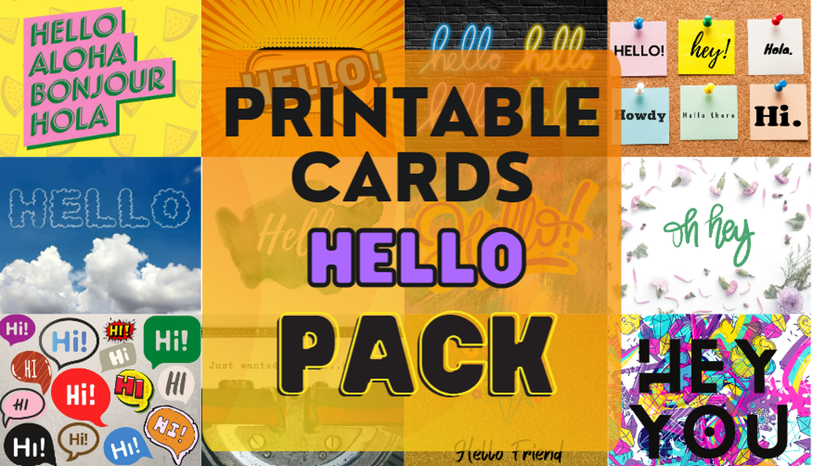 Printable Cards for Ministry: Hello image number null